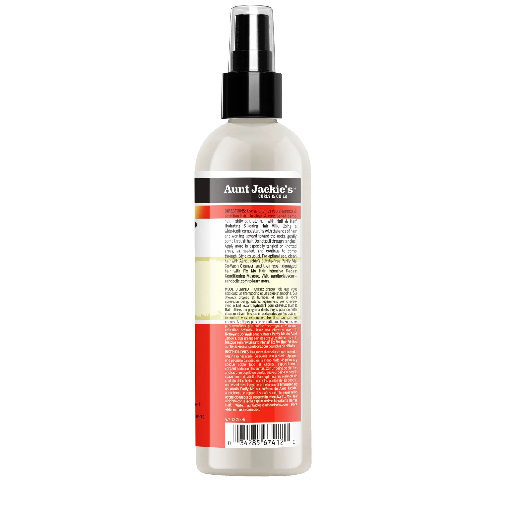 Half & Half Hydrating Hair Milk 355ml - AUNT JACKIE'S