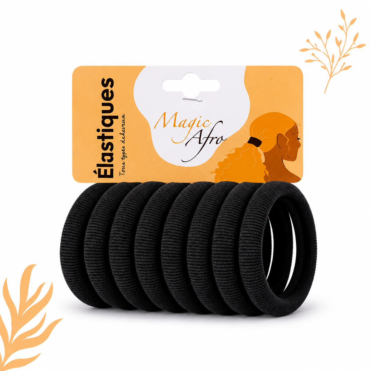Lot De 8 Elastiques Epais – Taille S - MAGIC AFRO