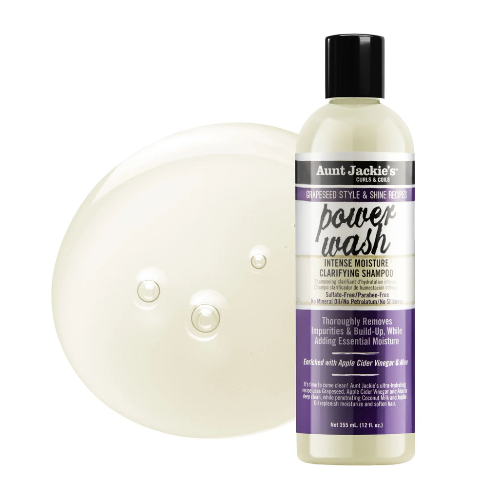 Shampoing Clarifiant Power Wash 355ml - AUNT JACKIE'S