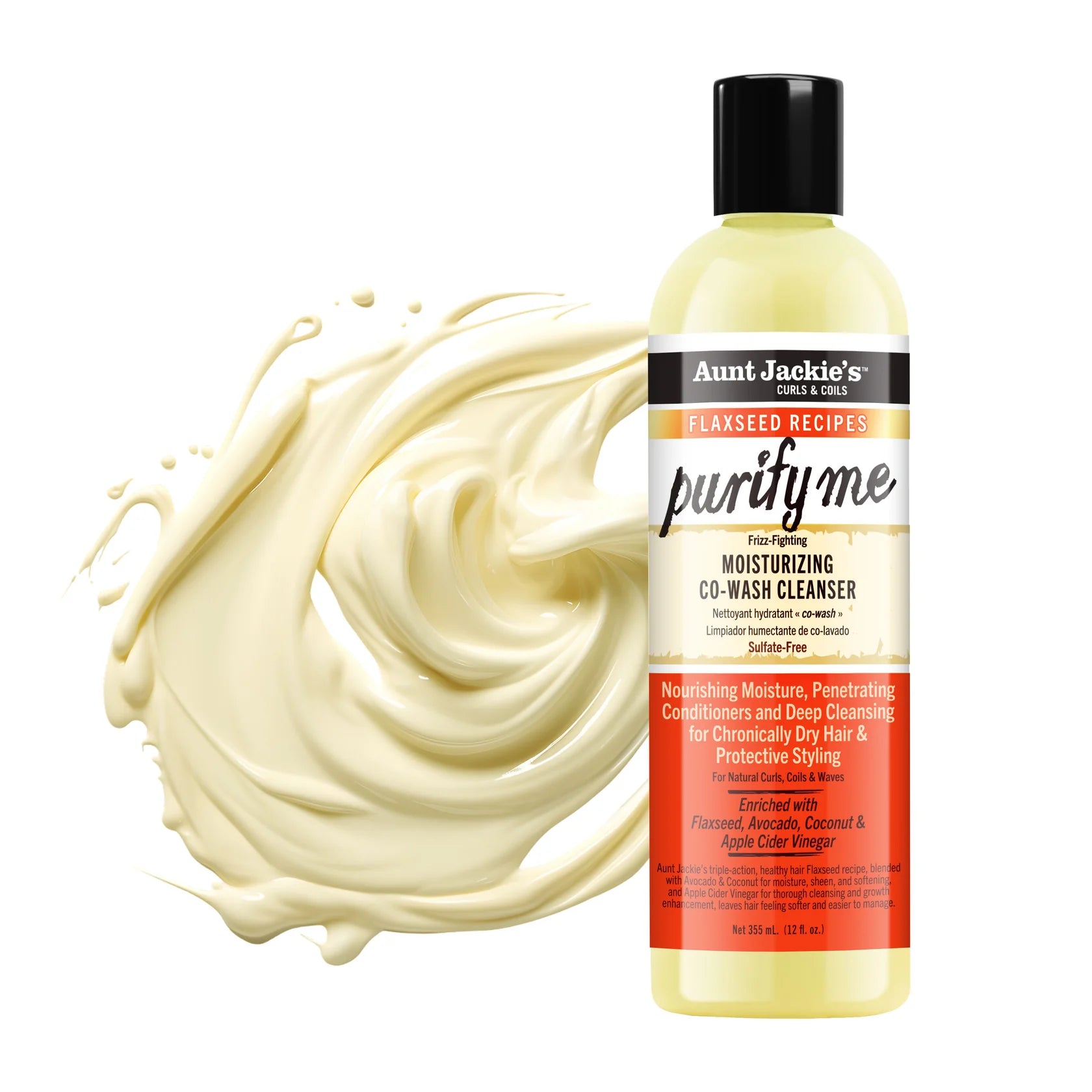 Co Wash Purify Me 355ml - AUNT JACKIE'S