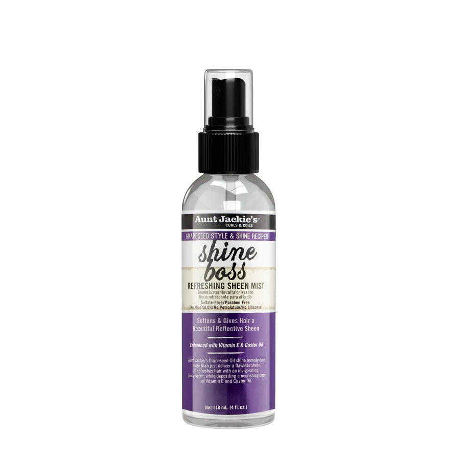 Sérum Shine Boss Refreshing Sheen Mist 118ml - Aunt Jackie's