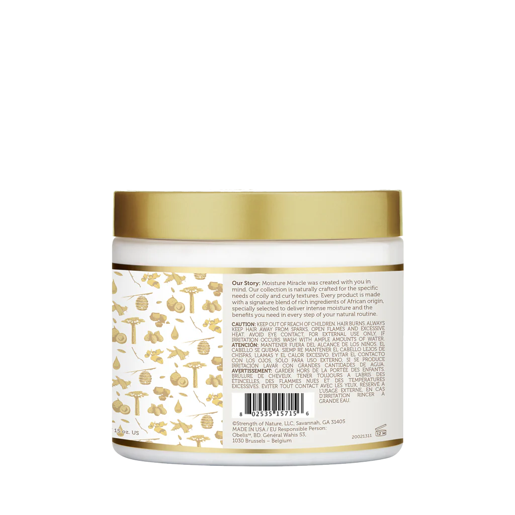 Leave-In Crème Baobab & Coco 425g - AFRICAN PRIDE MOISTURE MIRACLE