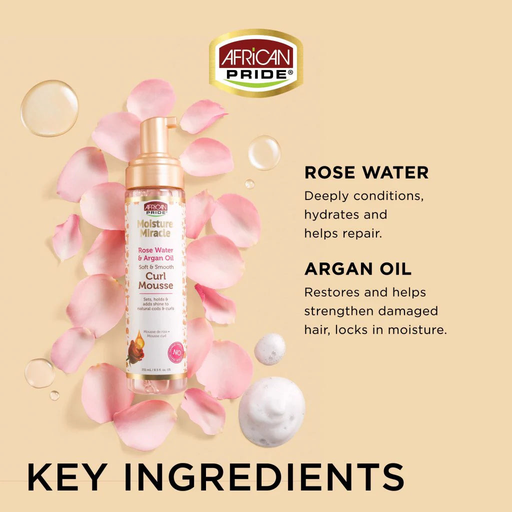 AFRICAN PRIDE MOISTURE MIRACLE – Curl Mousse 251ml