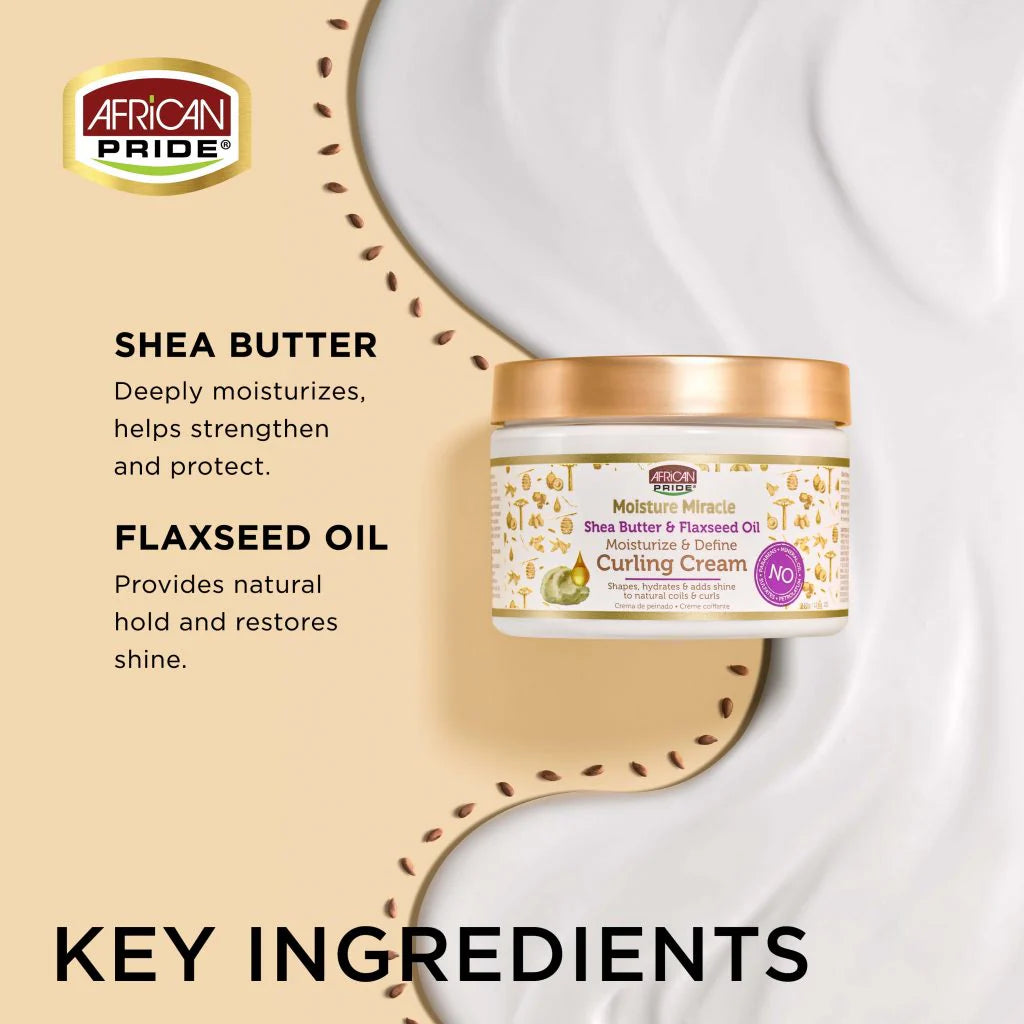 AFRICAN PRIDE MOISTURE MIRACLE – Curling Cream 340g