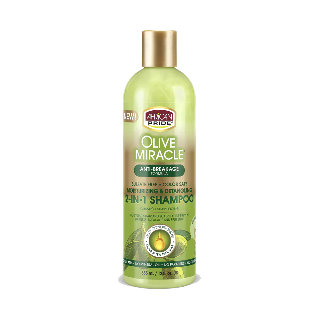 Shampoing 2en1 OLIVE MIRACLE - AFRICAN PRIDE
