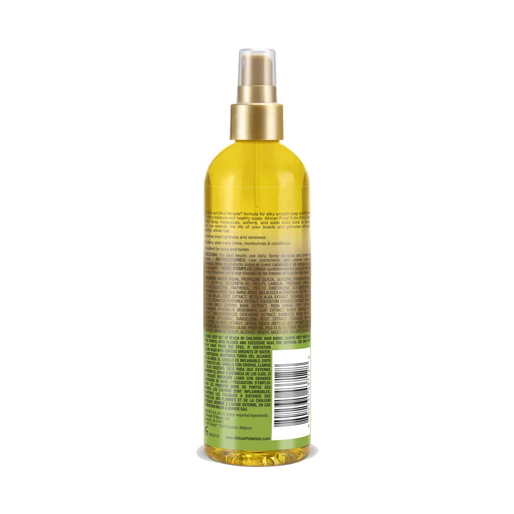 Brillantine Braid Sheen Spray - AFRICAN PRIDE