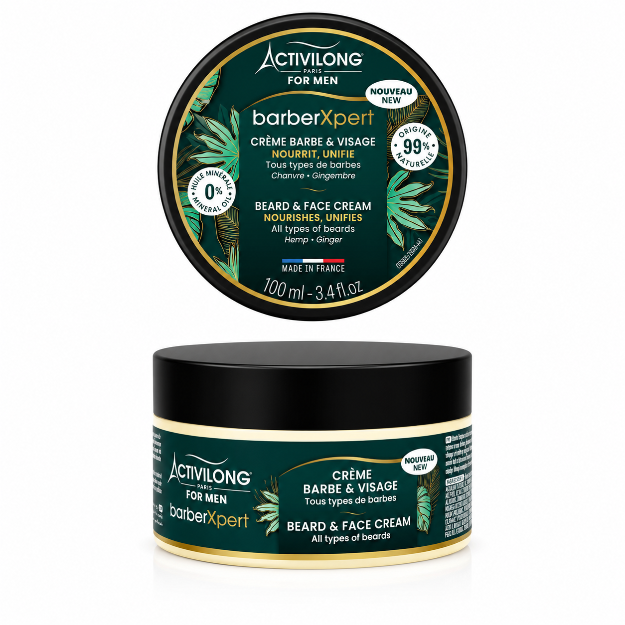 Creme Barbe & Visage BARBERXPERT 50ml - ACTIVILONG