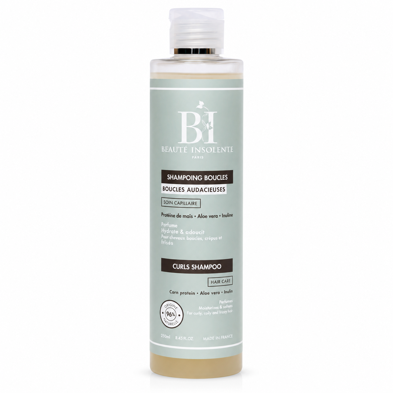 Shampoing Boucles AUDACIEUSES 250ml - BEAUTE INSOLENTE