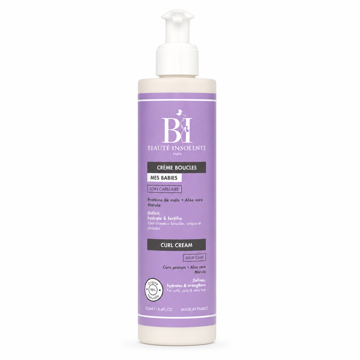 Creme Boucles MES BABIES 250ml - BEAUTE INSOLENTE