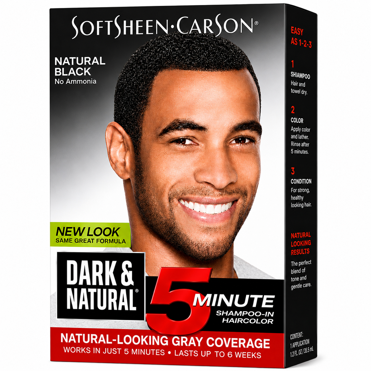 Coloration Noir pour Homme (Natural Black) - DARK AND LOVELY