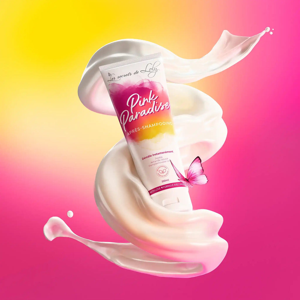 Après-shampoing démêlant Pink Paradise 250ml - Les Secrets de Loly