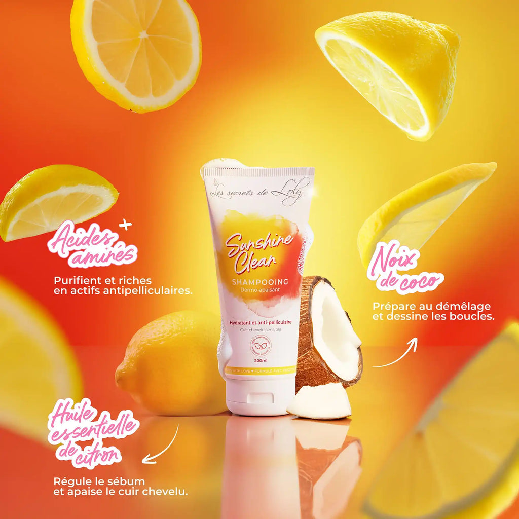 Sunshine Clean Shampoing apaisant 200ml - Les secrets de Loly