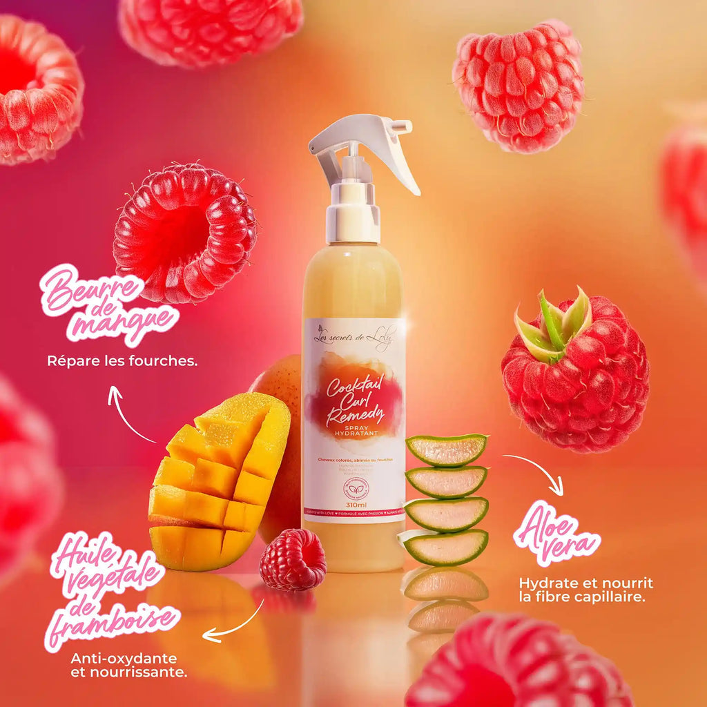 Spray Hydratant Cocktail Curl Remedy 320ml - Les Secrets de Loly