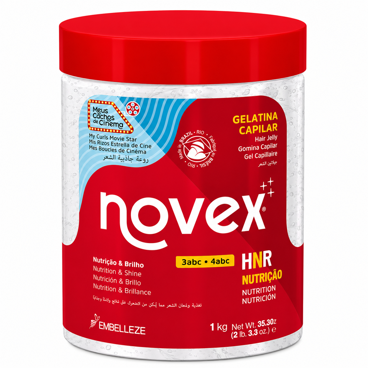 Gel Capillaire MY CURLS MOVIE STAR 1KG - NOVEX