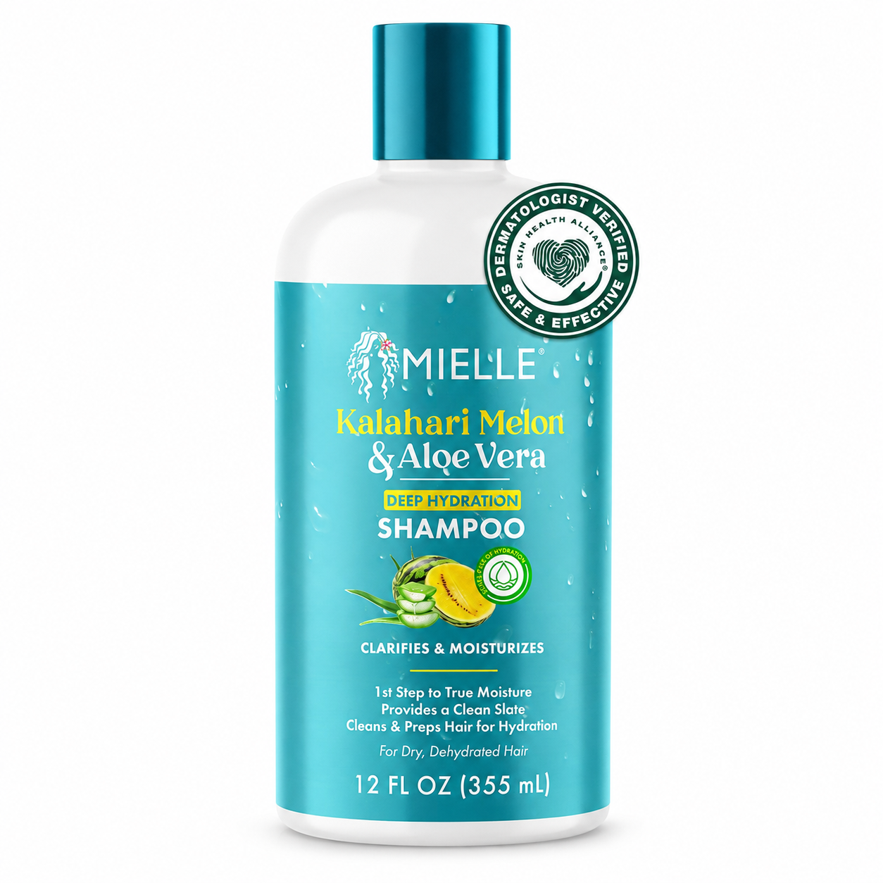 Shampoing Boucles KALAHARI MELON & ALOE VERA 355ml - MIELLE