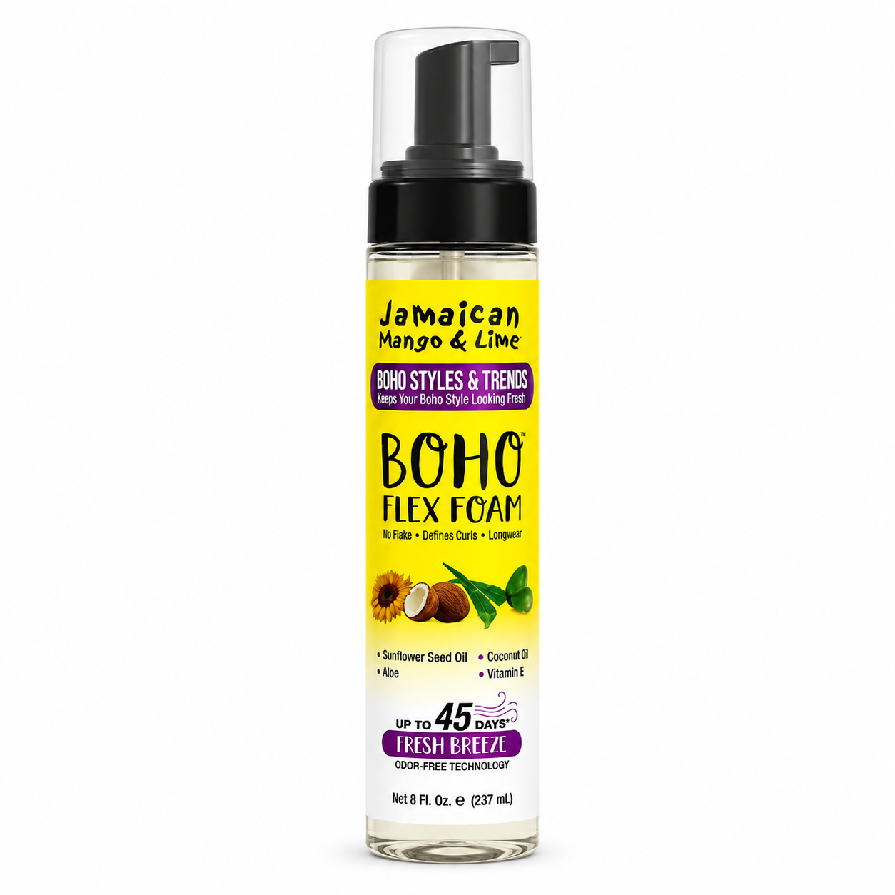 Mousse Coiffante BOHO FLEX FOAM 237ml - MANGO & LIME