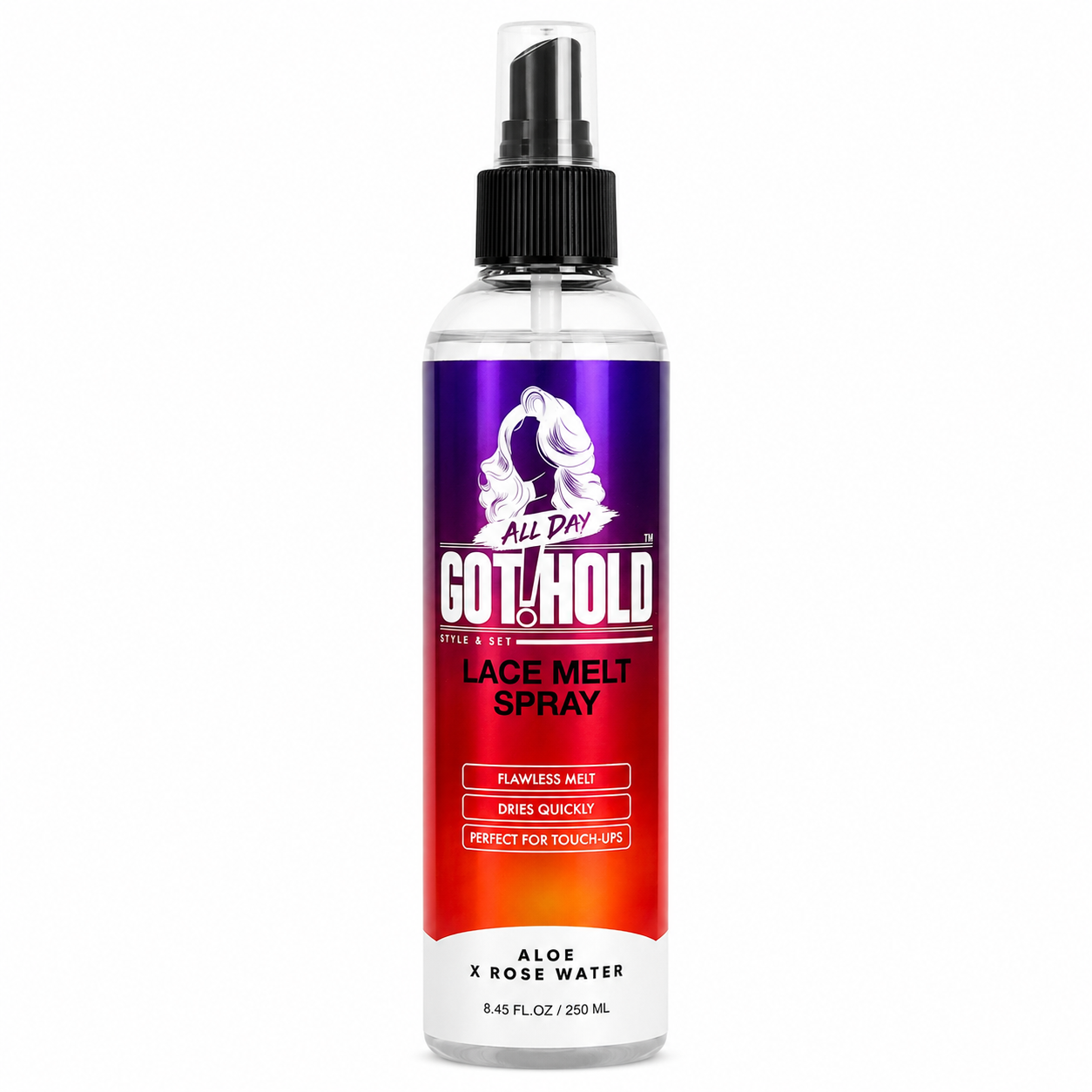 Lace Melt Spray ALL DAY GOT HOLD 250ml - EBIN