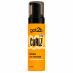 Mousse Coiffante FLEXIBLE CURLZ 200ml - GOT2B