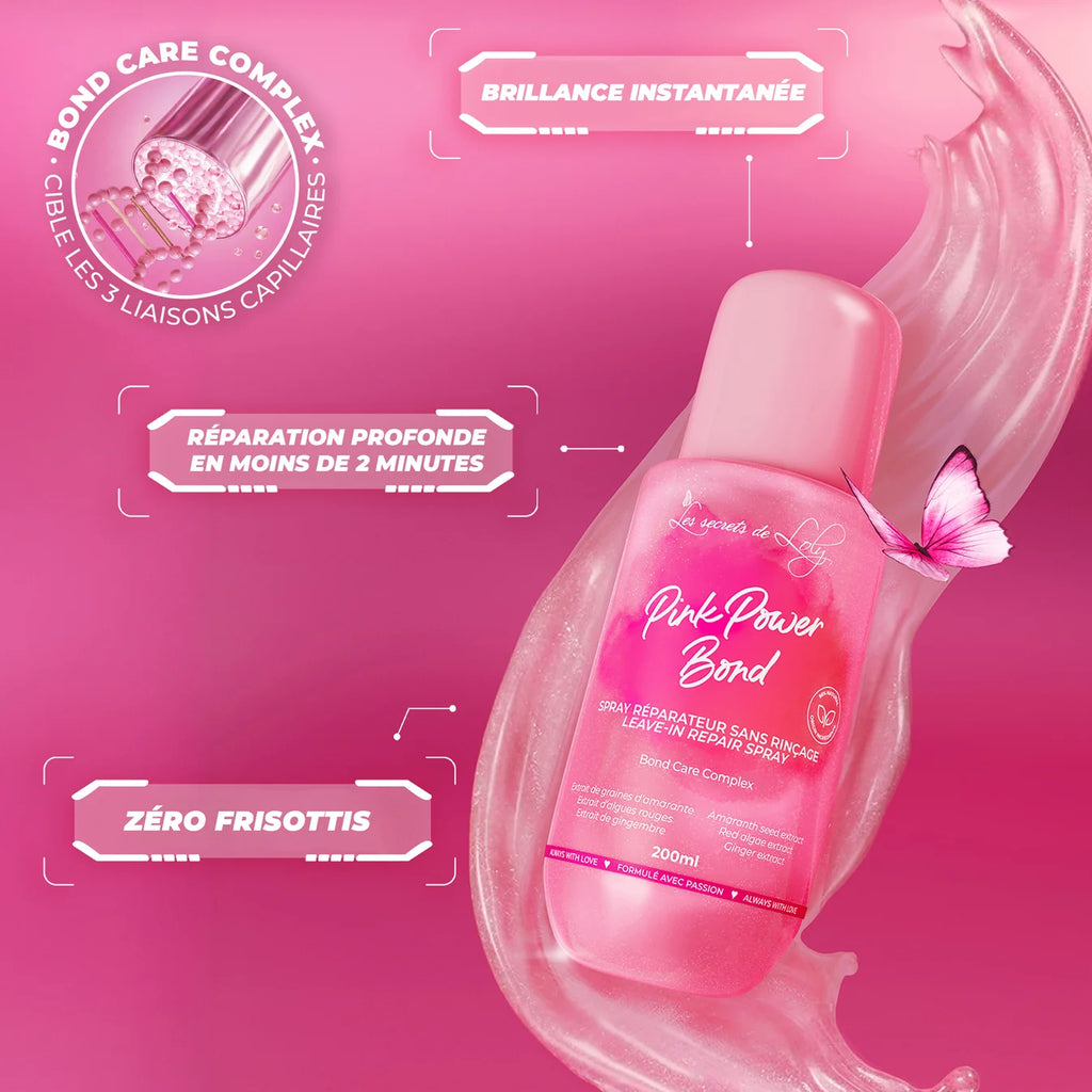 Spray Reparateur Pink Power Bond 200ml - Les Secrets de Loly