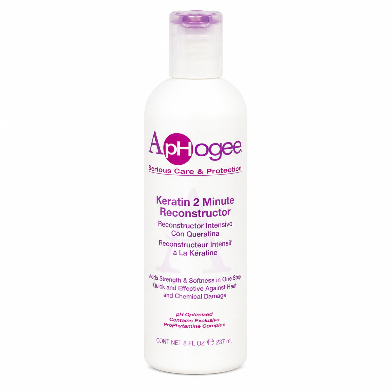 Keratin 2 Minute Traitement Reconstructeur 236ml - APHOGEE