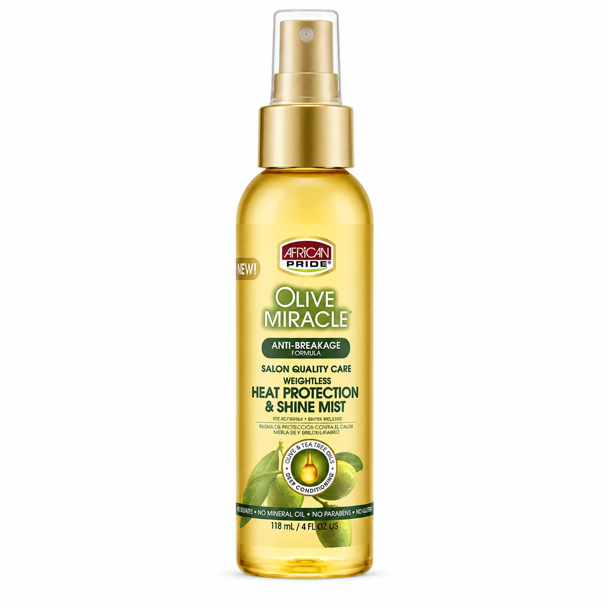 Serum HEAT PROTECTION & SHINE MIST 118ml - AFRICAN PRIDE