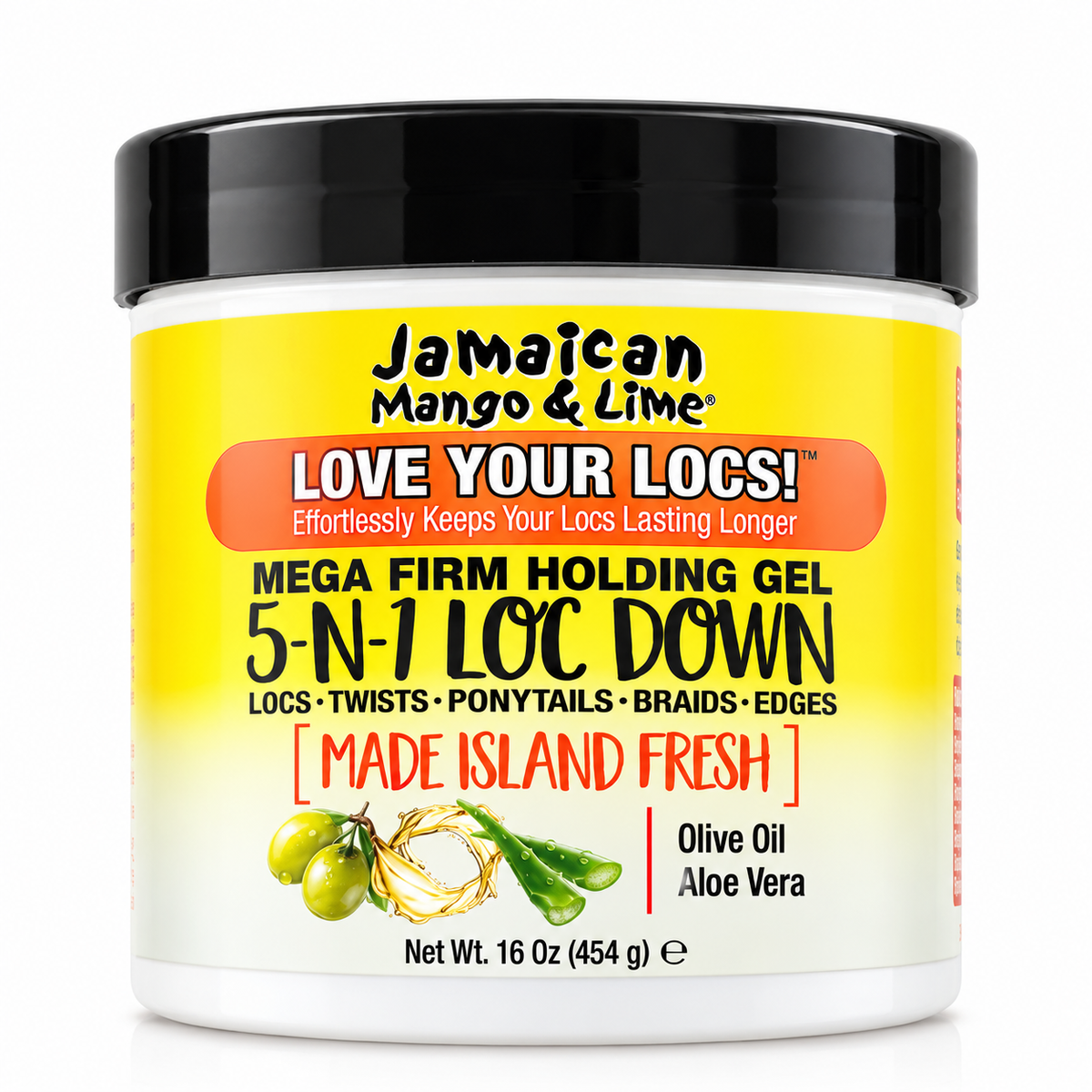 Gel Locks 5-n-1 LOC DOWN 454g - MANGO LIME