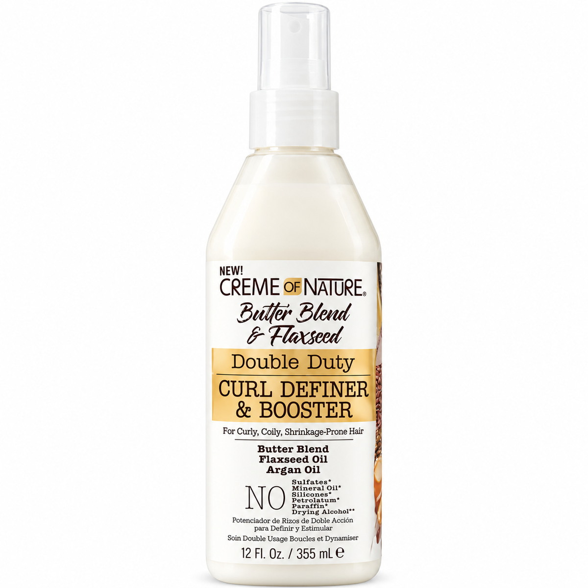 Curl Definer Booster FLAXSEED 355ml - CREME OF NATURE