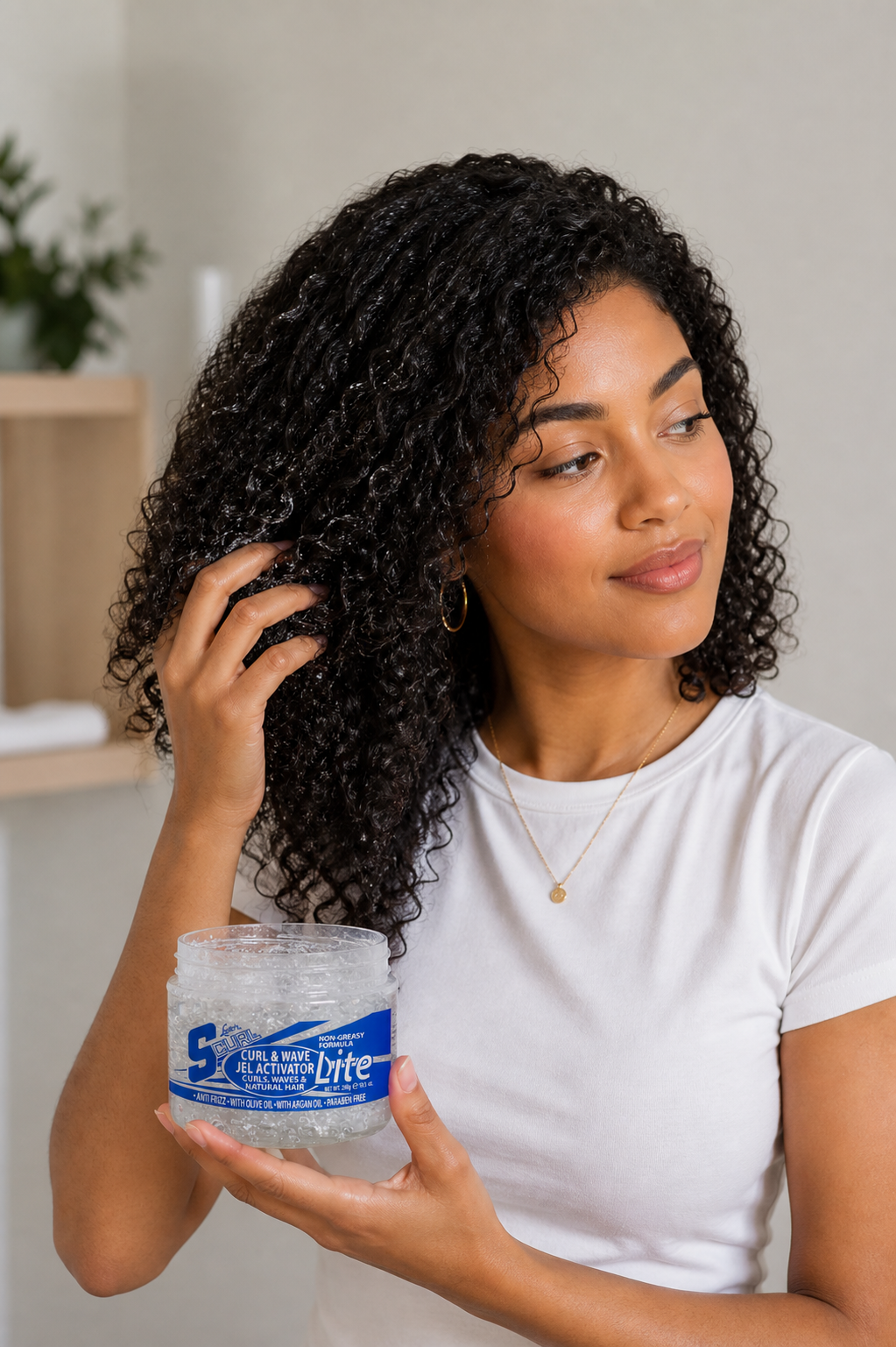 Gel Activateur de Boucles Lite Transparent 297g - SCURL