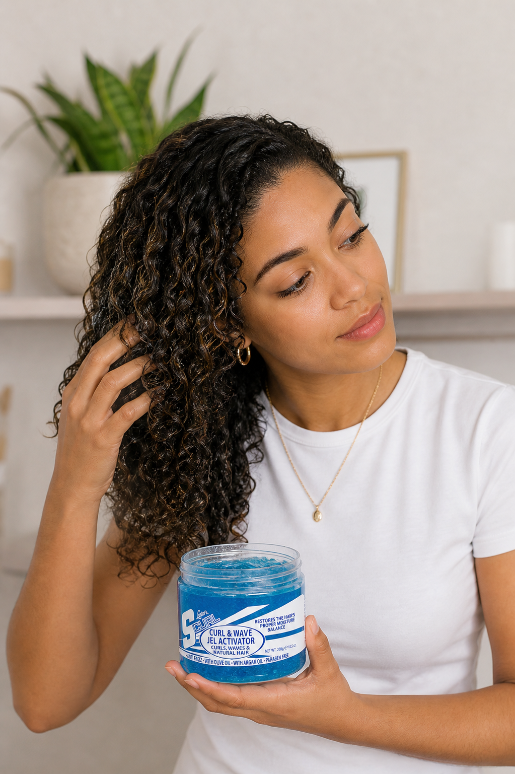 Gel Activateur de Boucles BLEU 297g - SCURL
