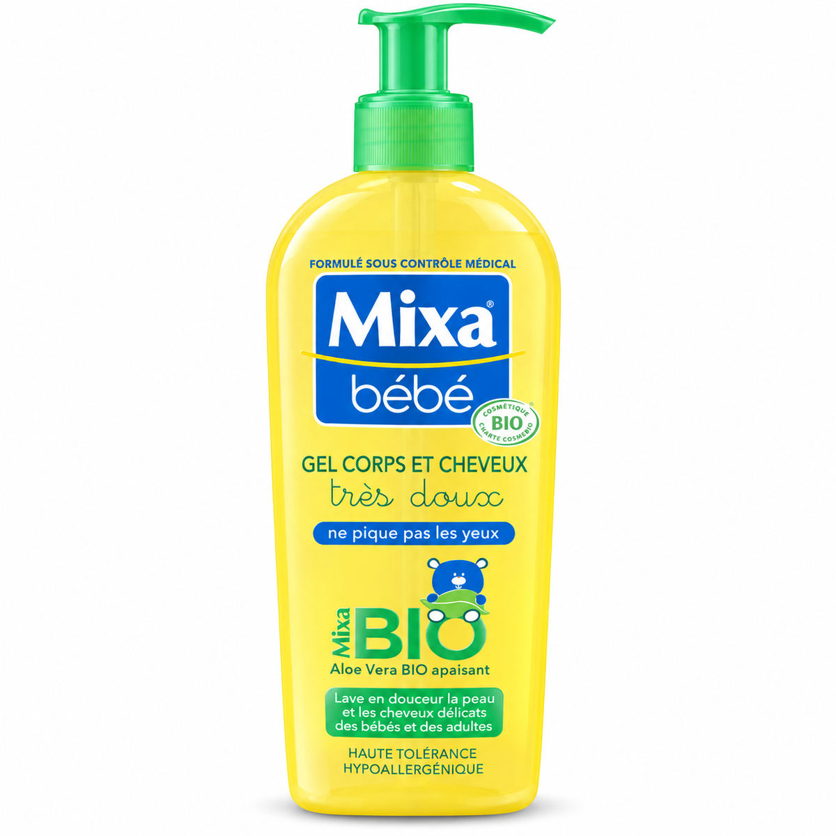 Gel Corps et Cheveux BEBE 250ml - MIXA