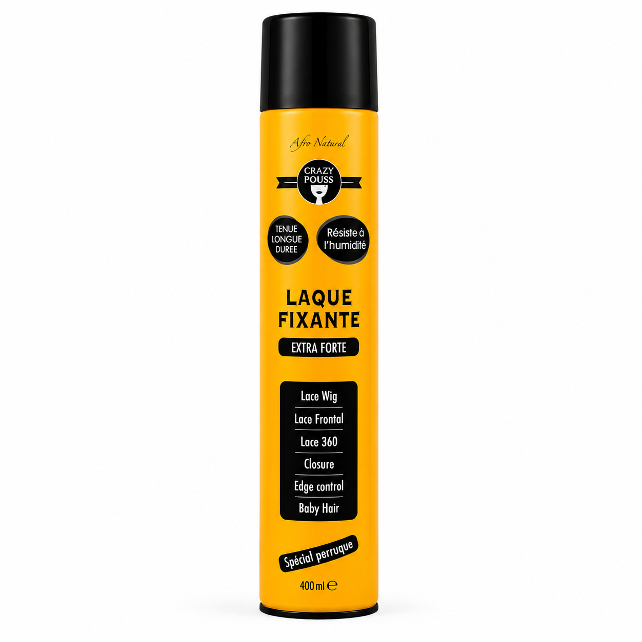 CRAZY POUSS – Laque fixante extra forte