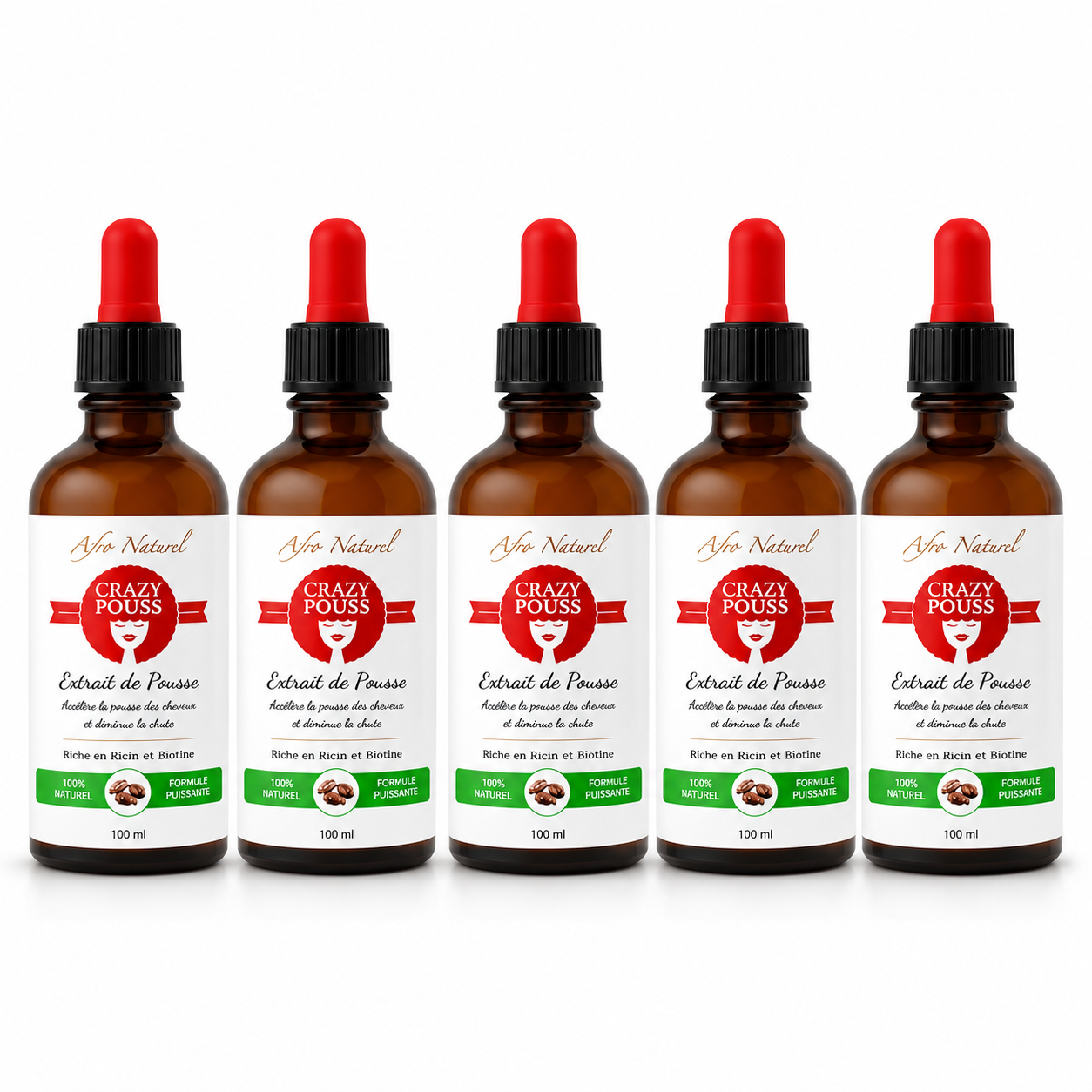 Pack 5 Lotions Crazy Pouss