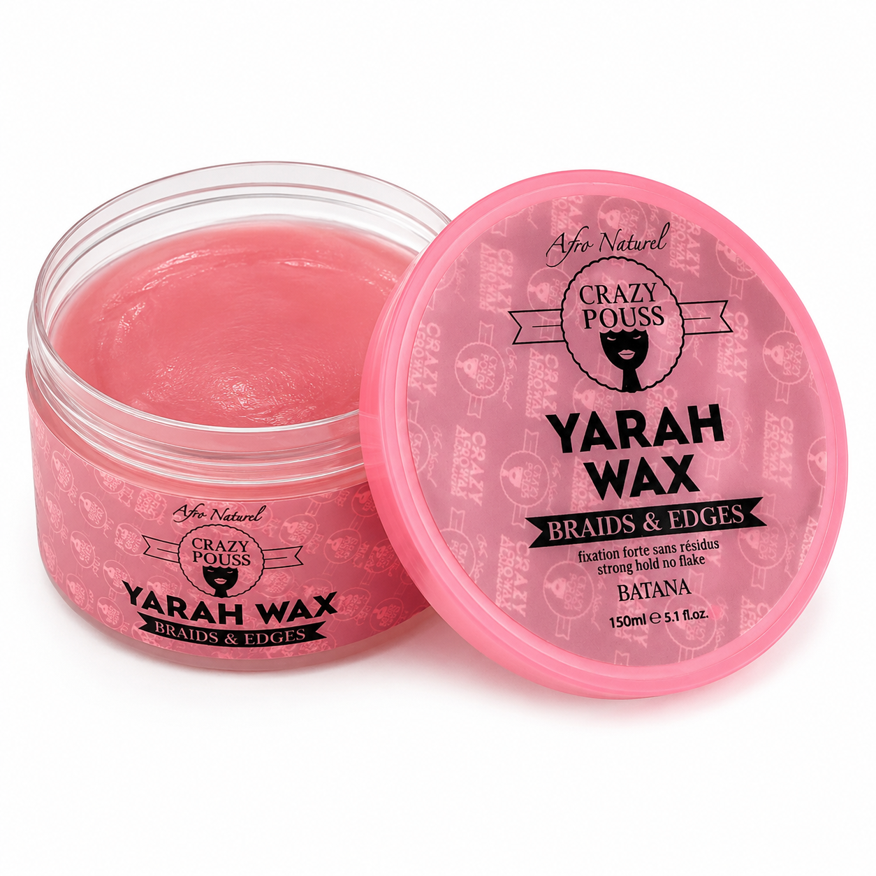 Cire Coiffante Batana Parfum Yara AFROWAX 150ml - CRAZY POUSS