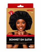 Bonnet en Satin Artisanale 078 - CRAZY POUSS