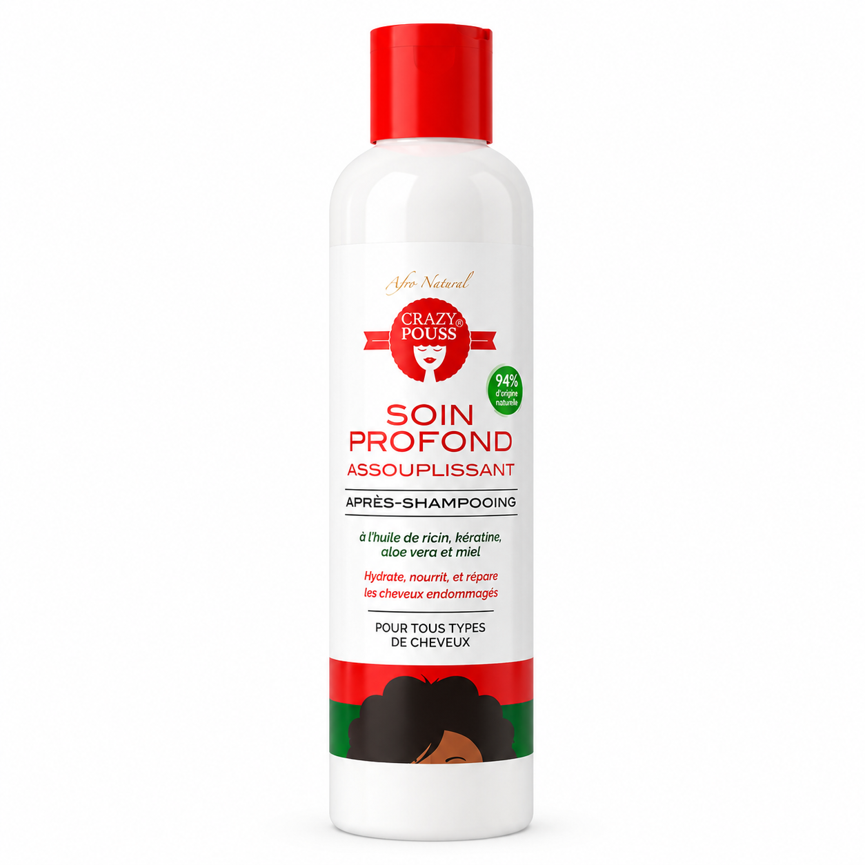 Apres Shampoing Soin Profond Assouplissant 250ml - CRAZY POUSS