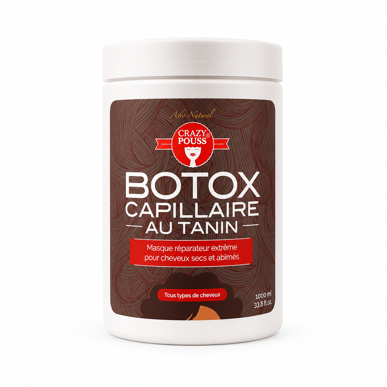 Botox Capillaire au Tanin 500g - CRAZY POUSS