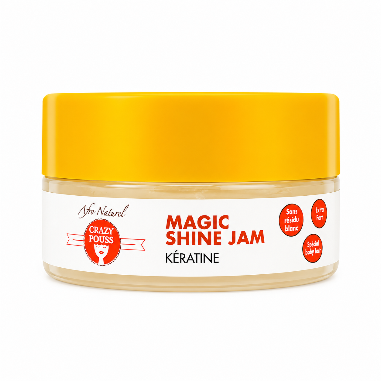 CRAZY POUSS - Cire Coiffante Magic Shine Jam Kératine 150ml