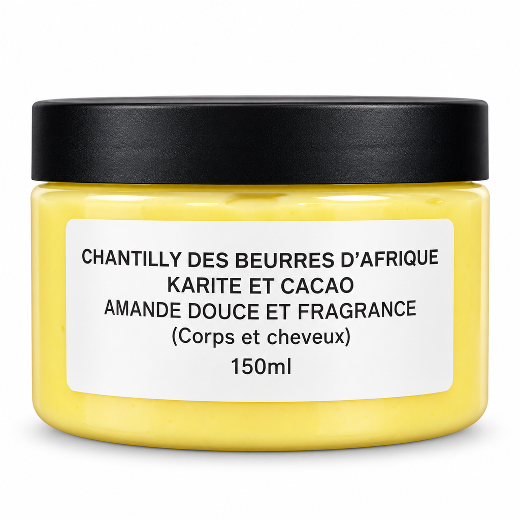 Creme Chantilly CACAO/KARITE/AMANDE DOUCE 150ml - COMME GRAND MERE