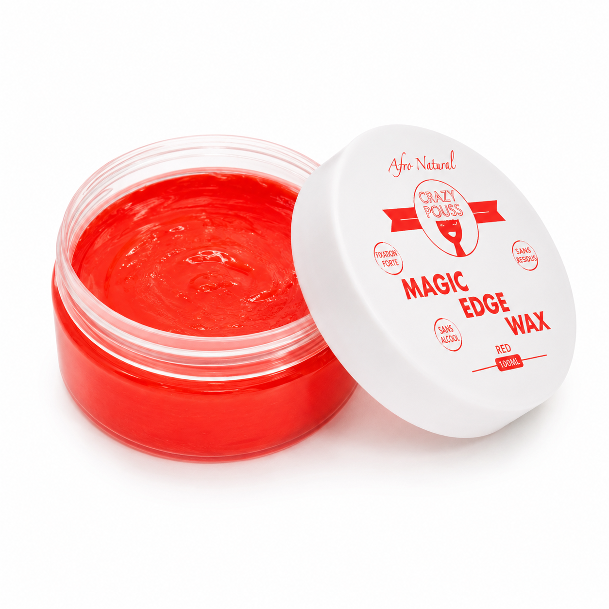 CRAZY POUSS – Magic edge wax red