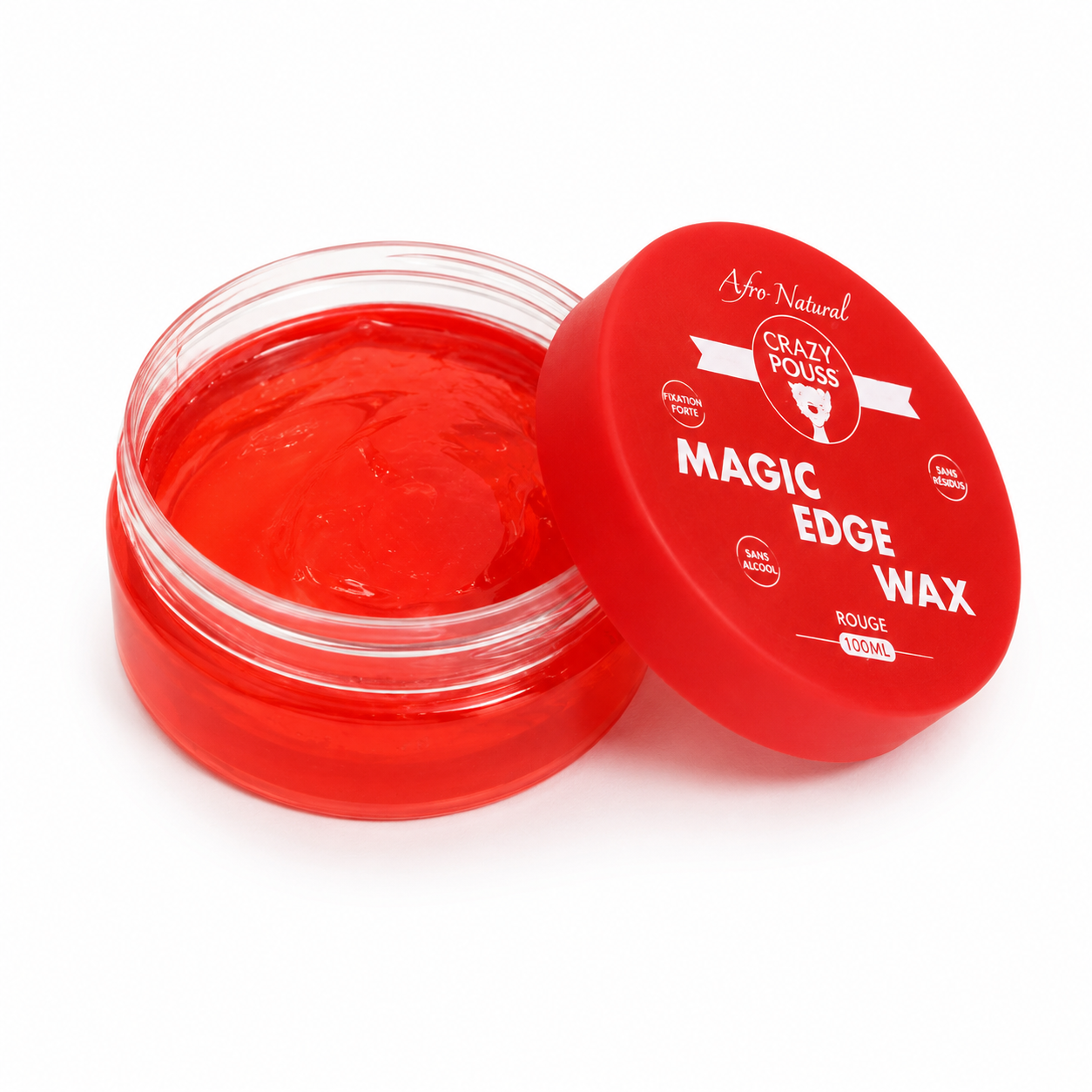 Cire Coiffante Magic Edge Wax Rouge - CRAZY POUSS