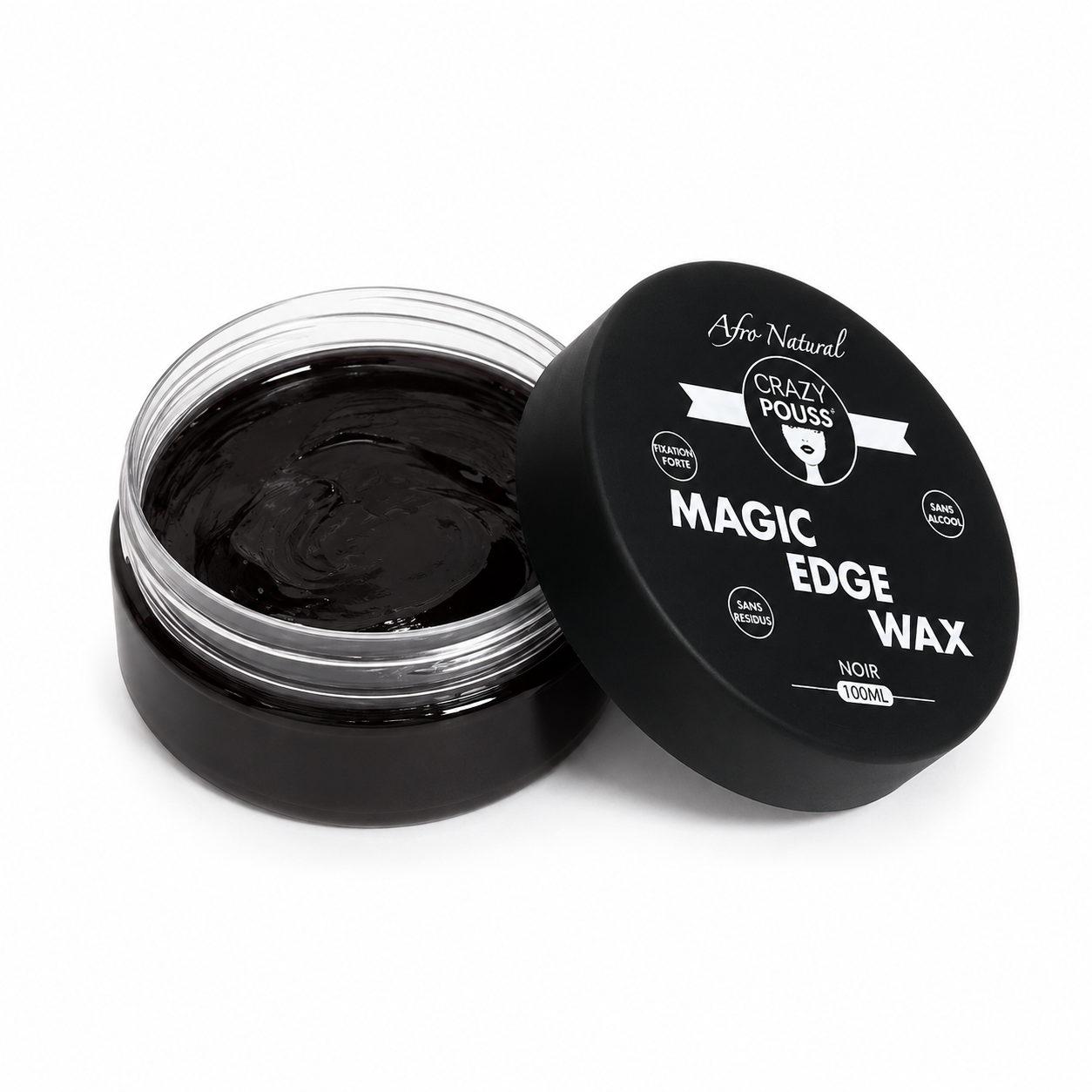 Cire Magic edge wax noir - CRAZY POUSS