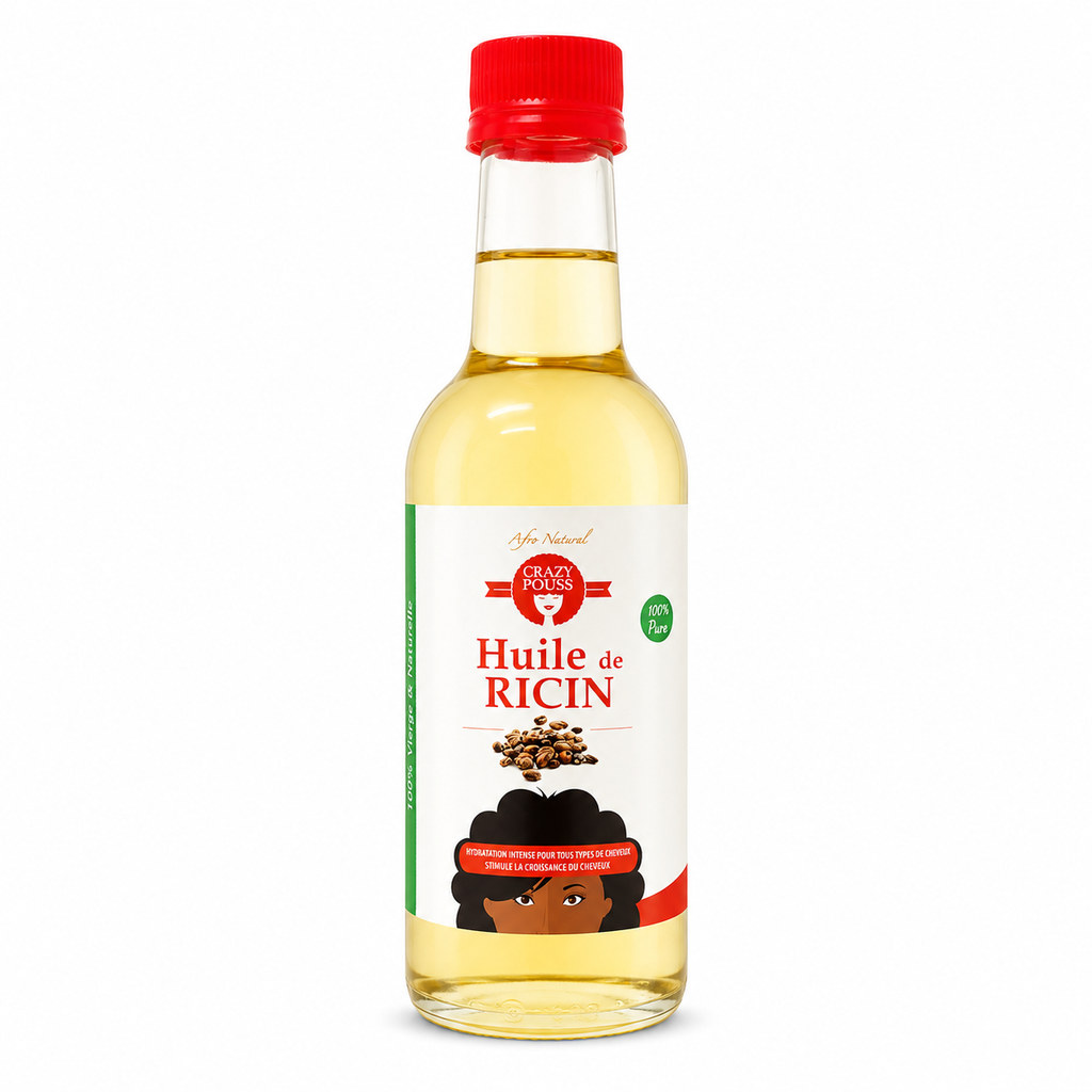 Huile de Ricin 100% Pure 250ml - CRAZY POUSS