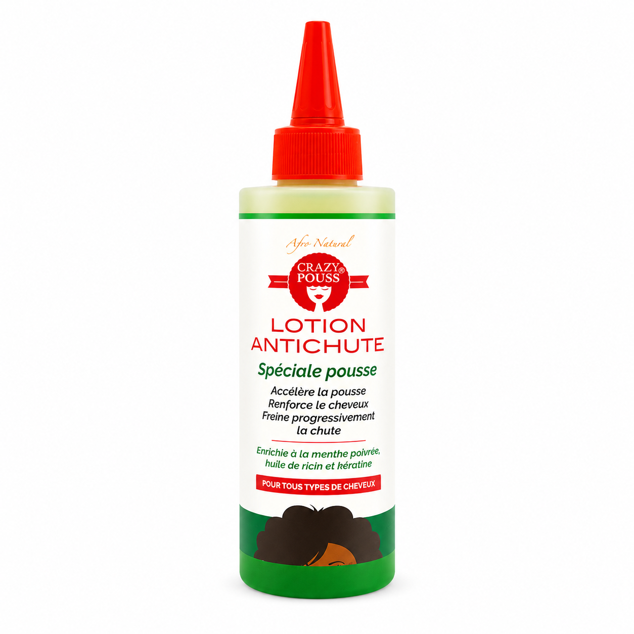 Lotion Vert Spéciale Pousse 150ml - CRAZY POUSS
