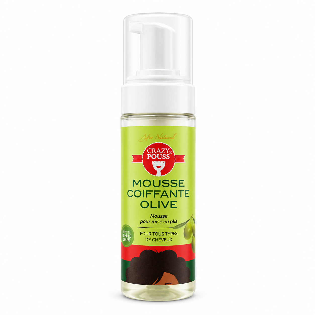 Mousse Coiffante Olive - CRAZY POUSS