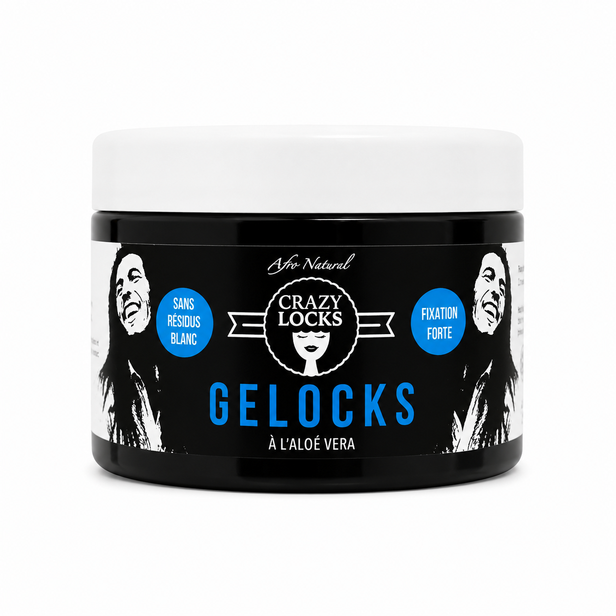 Gelocks à l'Aloe Vera NOIR 300ml - CRAZY LOCKS