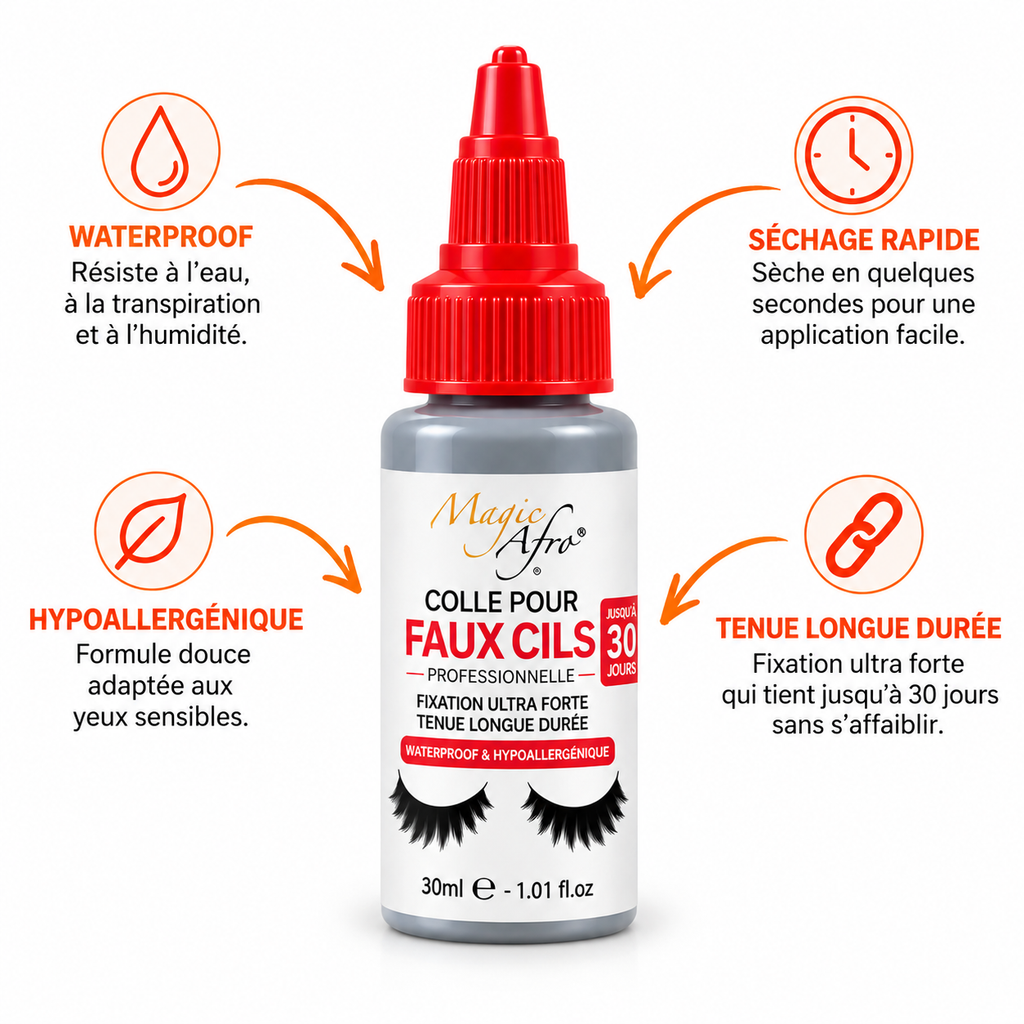 Colle pour FAUX CILS 30ml - MAGIC AFRO