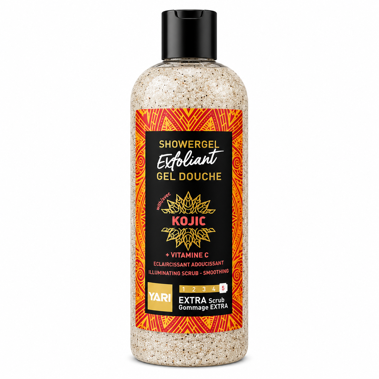 Gel Douche Exfoliant au Kojic 1000ml - YARI