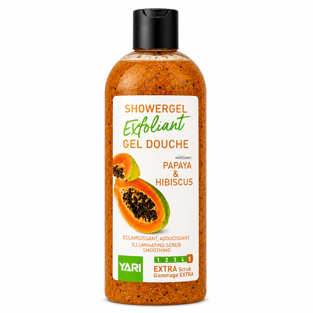 Gel Douche Papaye & Hibiscus 1000ml - YARI