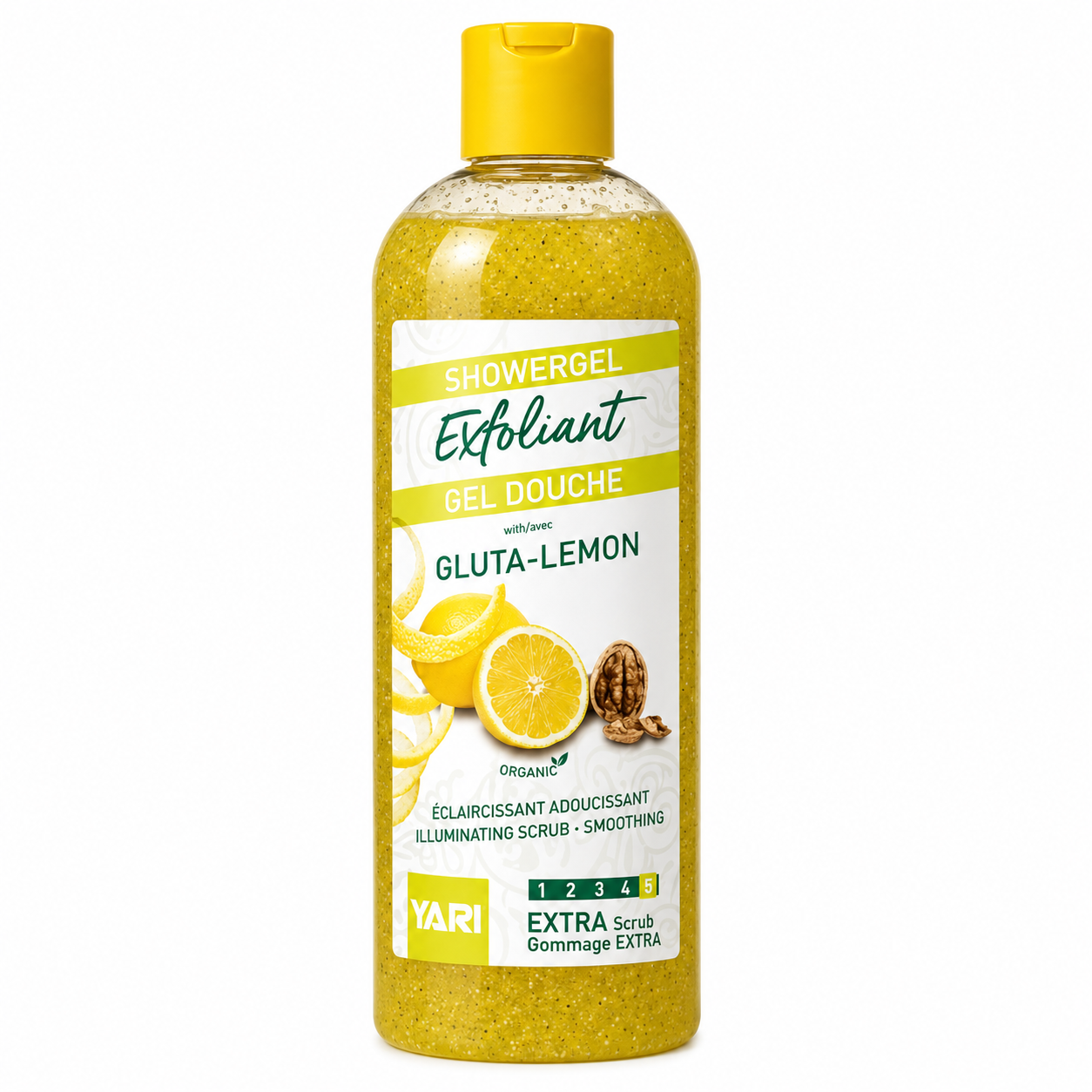 Gel Douche Exfoliant GLUTA LEMON 1000ml - YARI