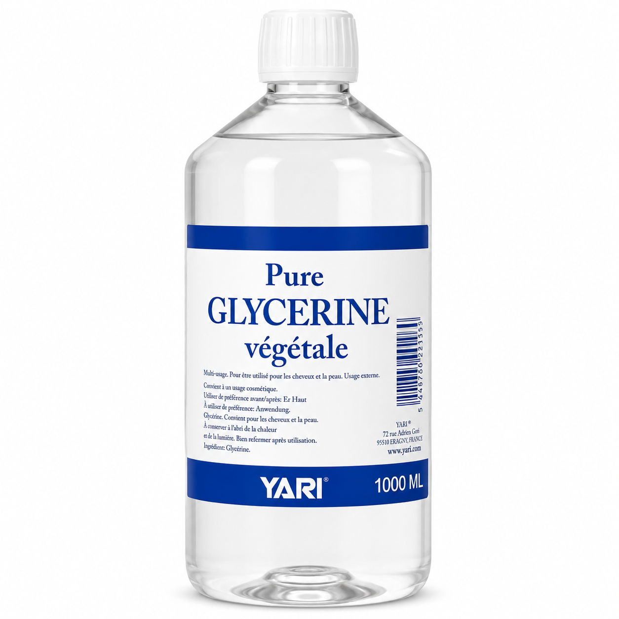 Glycérine Végétale 100% PURE 1000ml - YARI